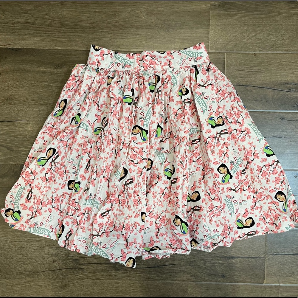 Custom Mulan Cherry Blossoms Skirt